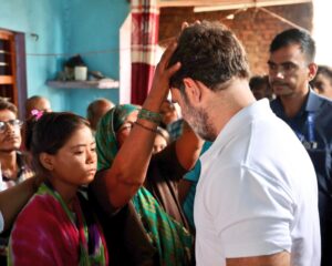 Rahul Gandhi in Hathras