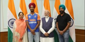 Team India met PM