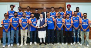 Team India met PM