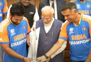 Team India met PM