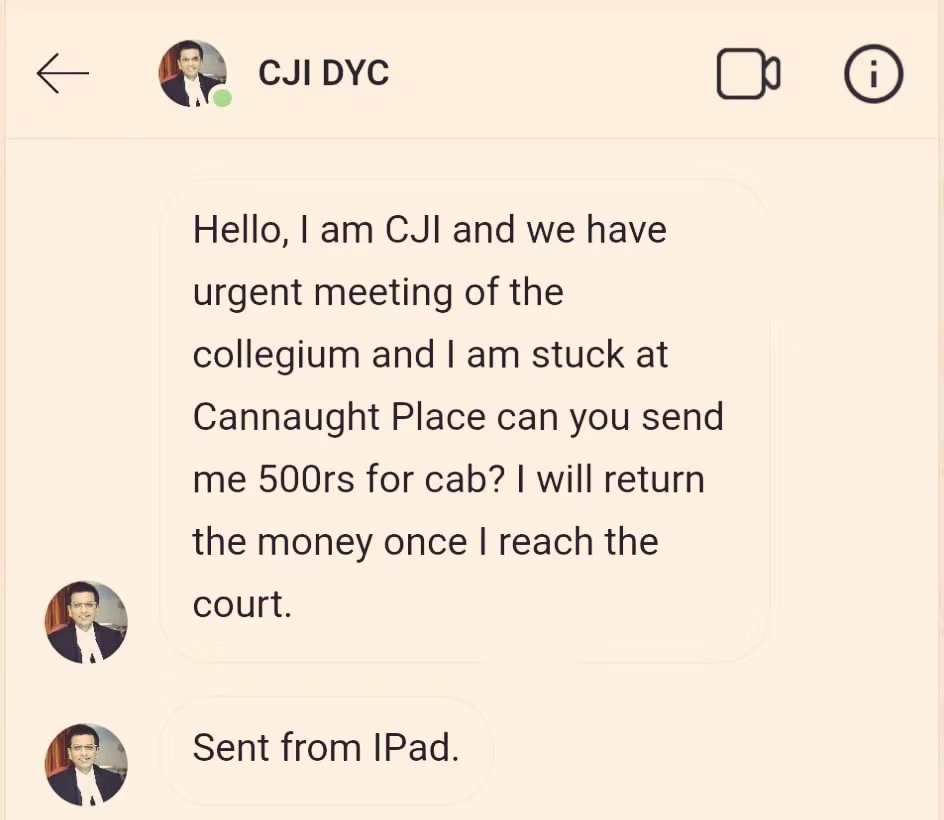 cji dy chandrachud, cyber crime