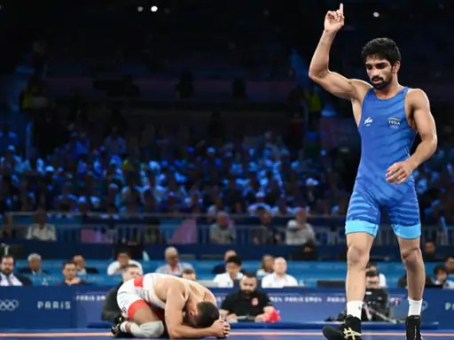 Aman Sehrawat In Olympics 