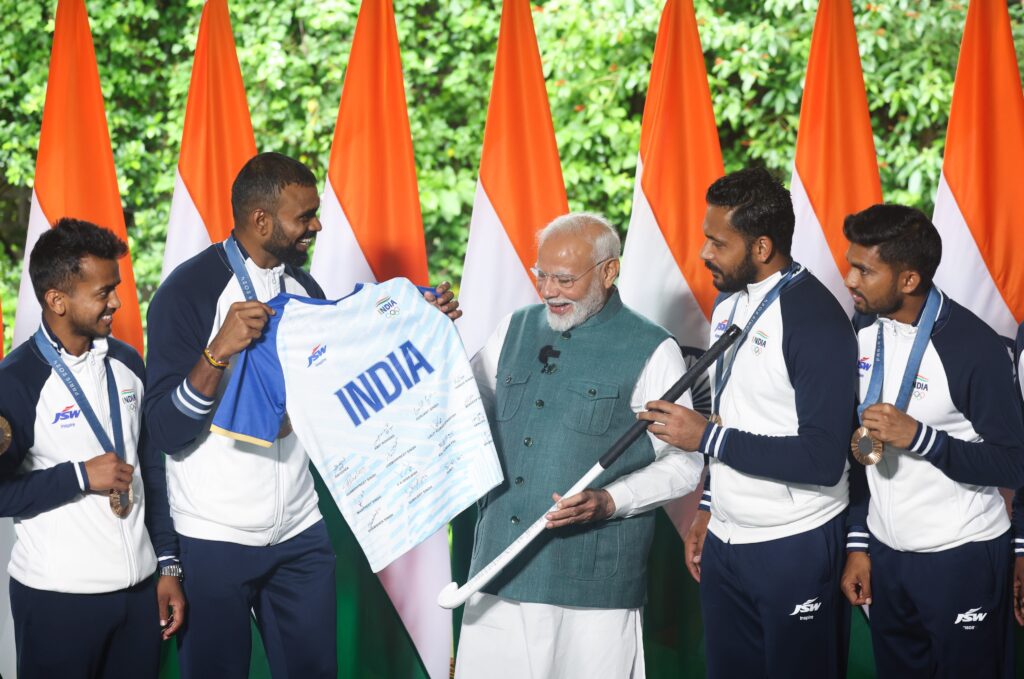 PM Modi met Olympic champion