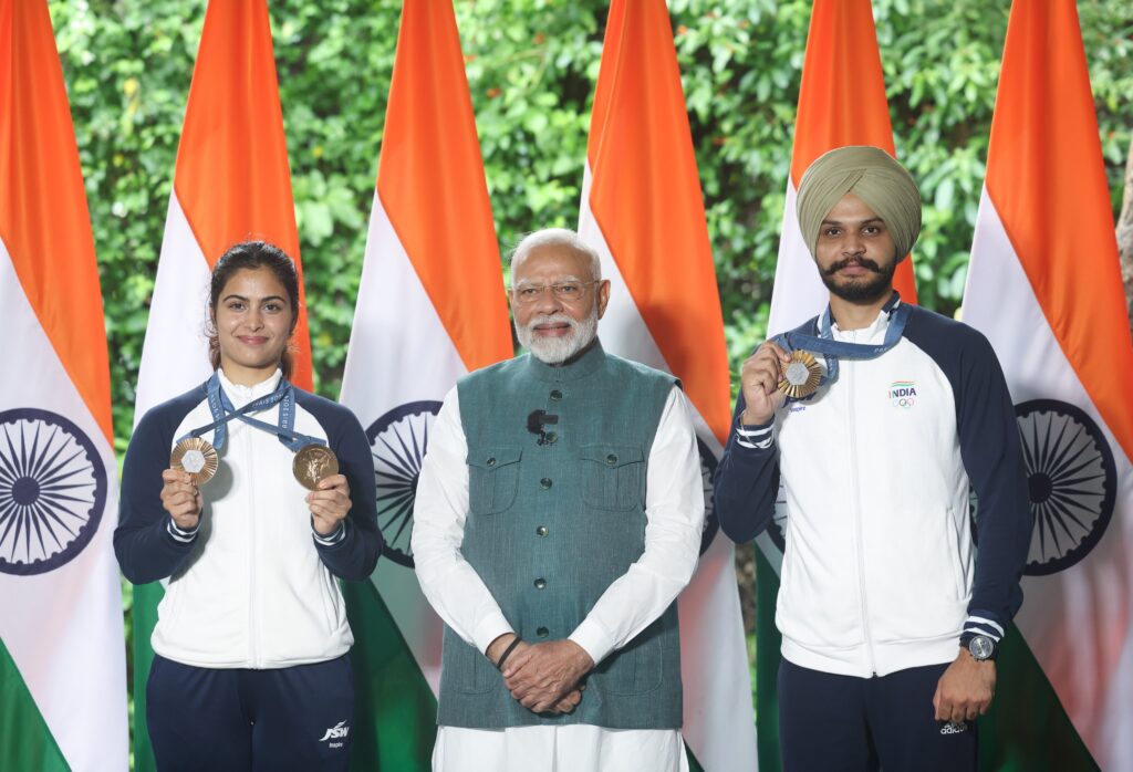 PM Modi met Olympic champion