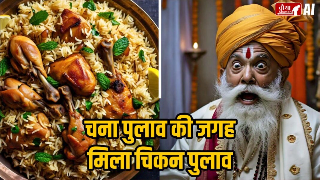 Chicken Pulao Instead Chana Pulao