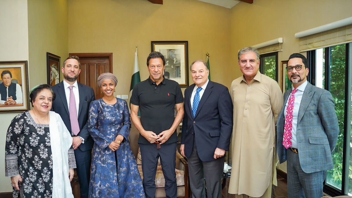 Ilhan Omar meet Imran Khan