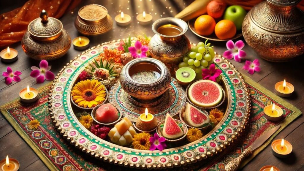 Karwa Chauth thali, Karwa Chauth, Karwa Chauth 2024, Karwa Chauth Puja, Karwa Chauth Puja Thali,