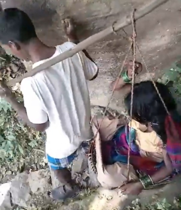 Chhattisgarh News, CG News, Chhattisgarh, pregnant woman on Kanwar, Surguja district, Khamkhunt village,