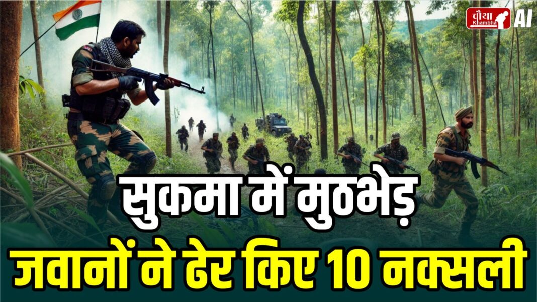 10 Naxalites Killed In CG