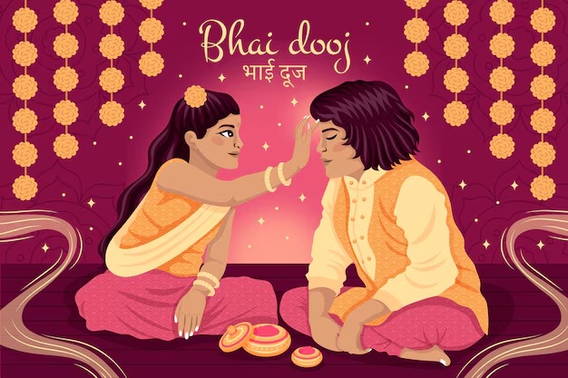 Bhai Dooj 2024, Yam Dev, Yamuna, Shri Krishna, Bhai Dooj, Happy Bhai Dooj,