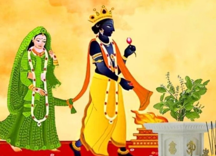 Tulsi vivah, Tulsi Shaligram vivah, Kyon hota hai Tulsi vivah, Tulsi Shaligram vivah katha,