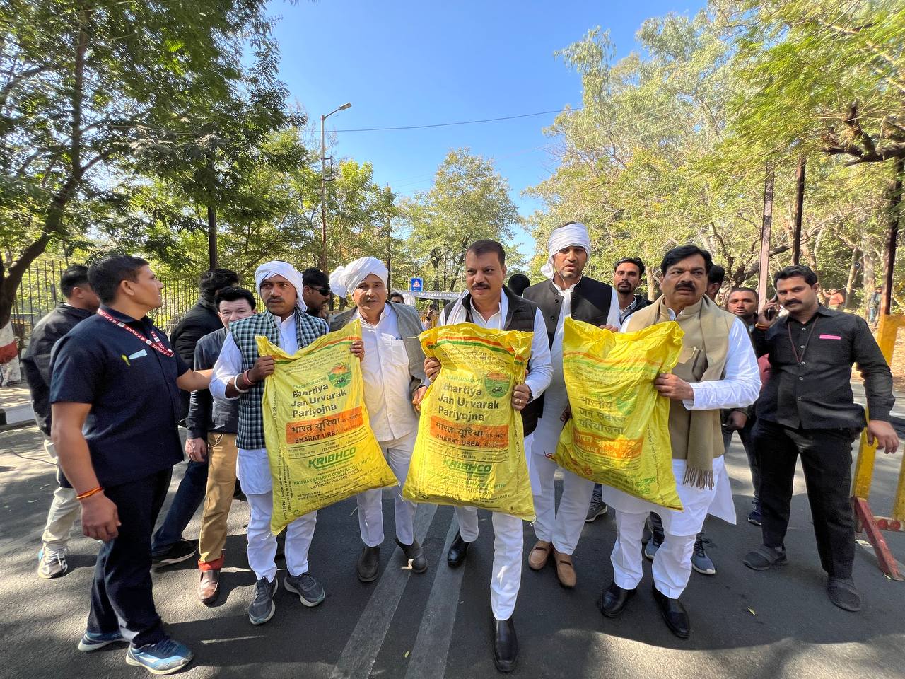 Congress Protest On Fertilizer Crisis