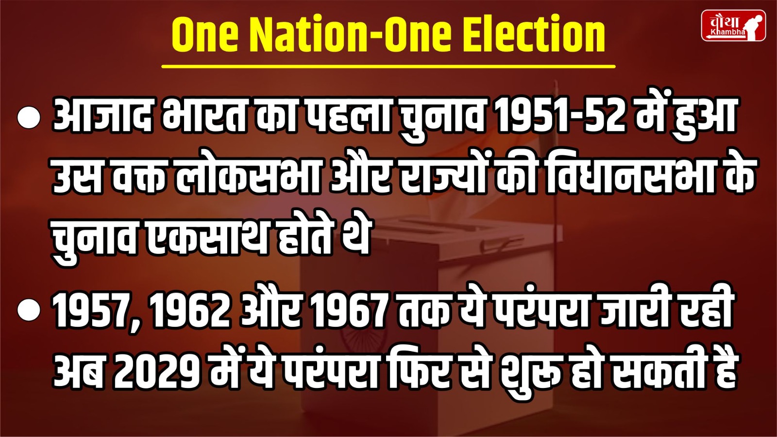 One Nation One Election, What is One Nation One Election, One country one election, Election Commission,