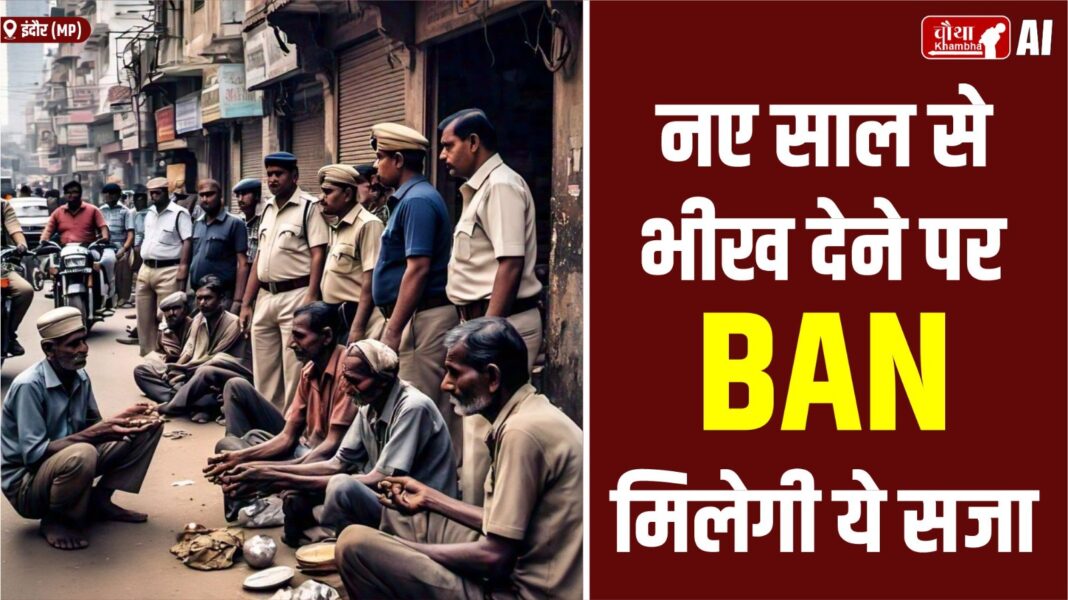 begging banned in indore, ban on beggars, ban on giving alms, indore news, indore police,