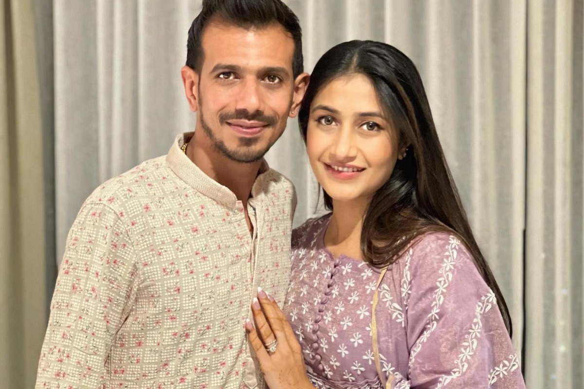 Yuzvendra Chahal and Dhanashree Verma