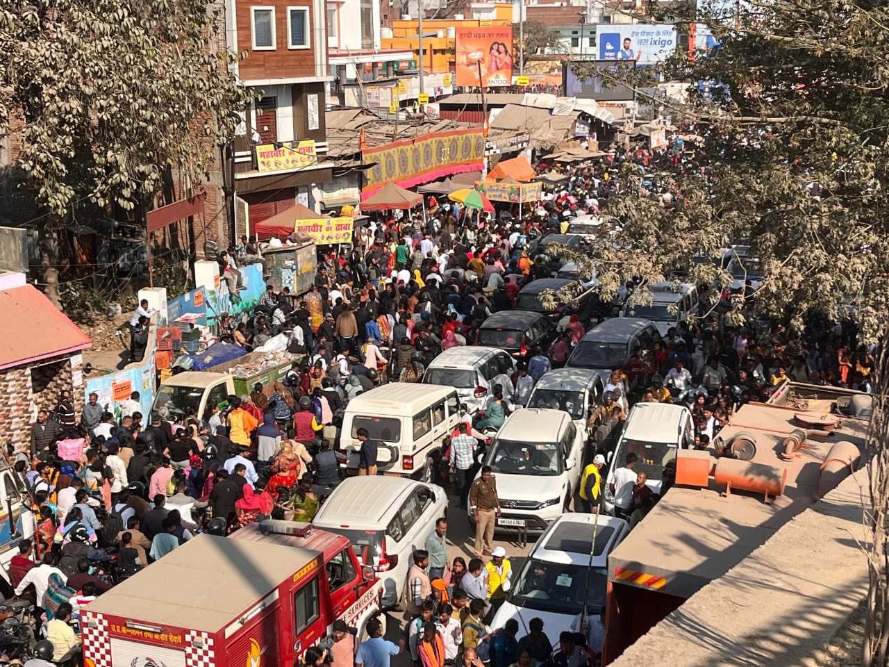 Mahakumbh Traffic Jam 