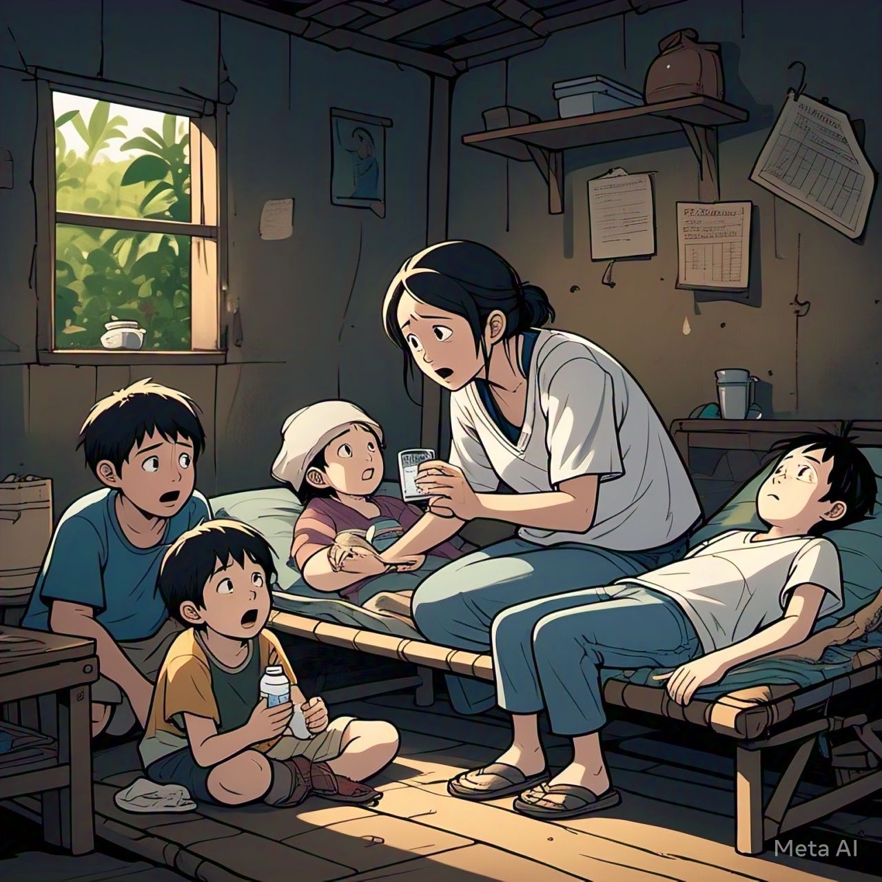 Contaminated water, children sick, children sick after drinking contaminated water,