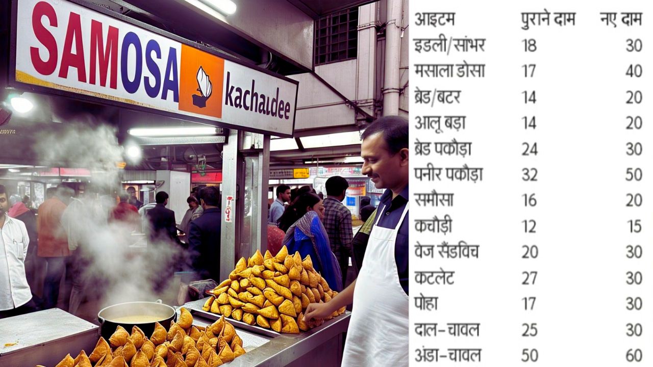 Railway Food Price Hike, Railway Food, Railway Station food Price, Railway Station food, station food expensive