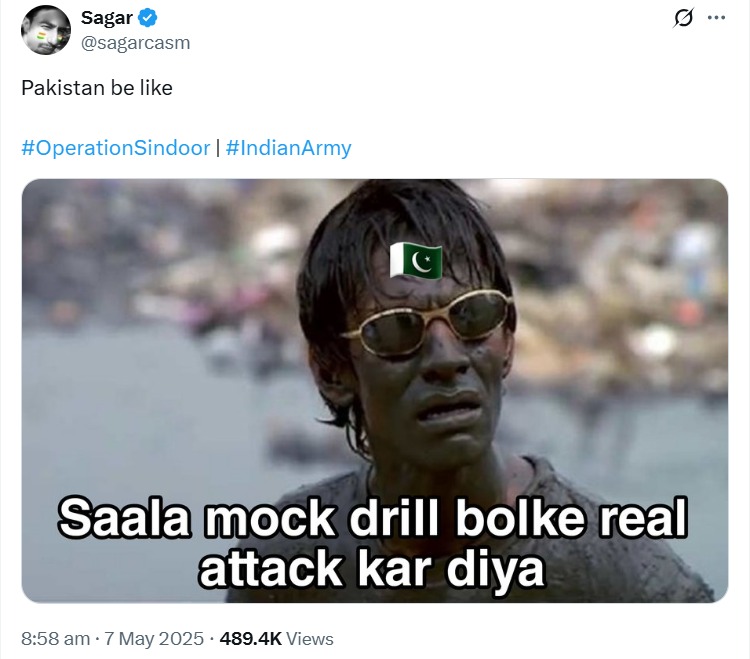 Memes on Pakistan, Operation Sindoor Memes, Air Strike Memes, India Pakistan Air Strike, Pahalgam Terror Attack