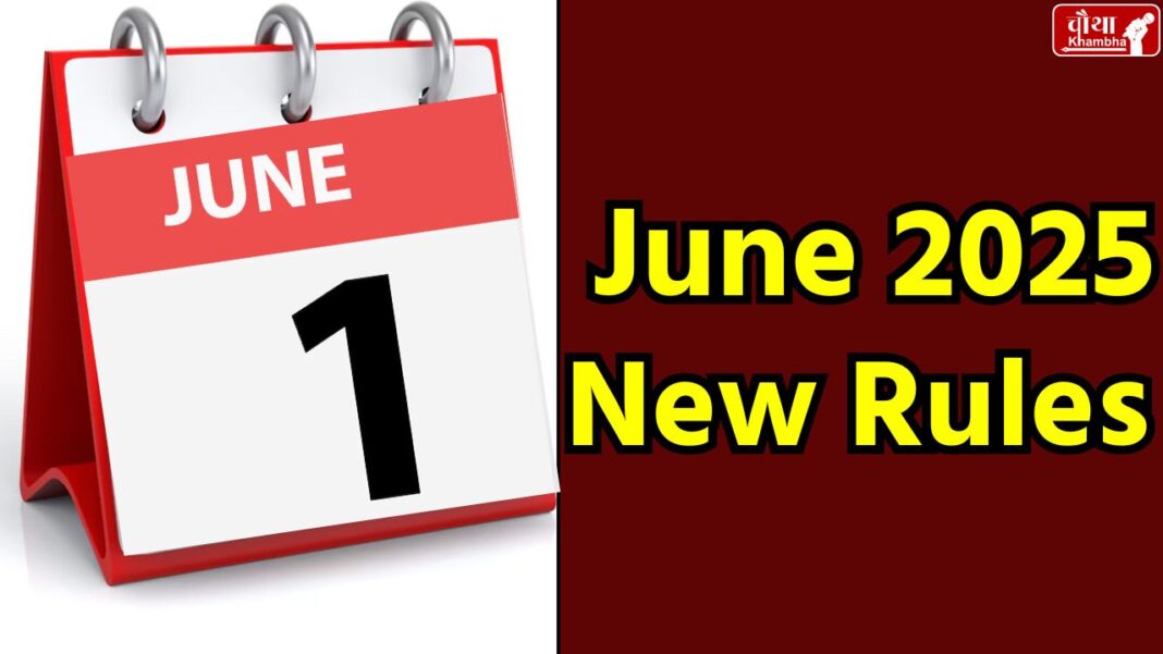 New Rules 2025, june New Rules, june rule change, LPG Cylinder Price 2025, Credit Card New Rules,