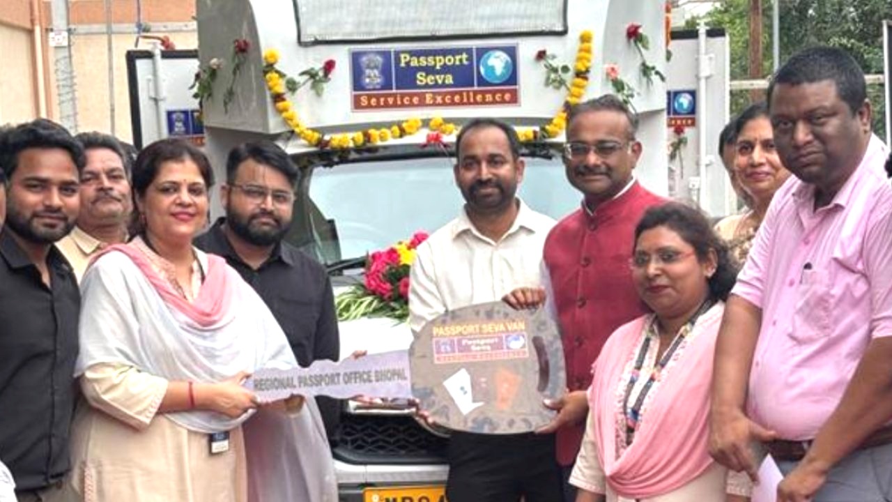 Mobile Passport Van MP, Passport Seva at Home, Apply for Passport Online, Rural Passport Services India, MP Passport Office Updates