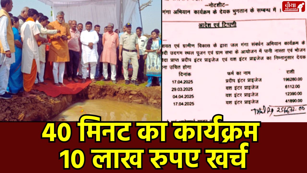 Mauganj scam, Jal Ganga conservation campaign, Panchayat minister Prahlad Singh Patel, fake billing, Mauganj Janpad Panchayat