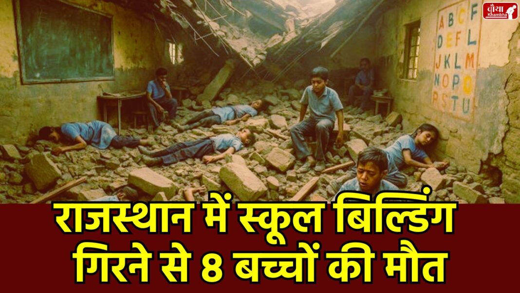 Jhalawar school accident, Piplodi government school, Rajasthan news, school building collapse, children died, Manoharthana block, PM Modi, CM Bhajanlal