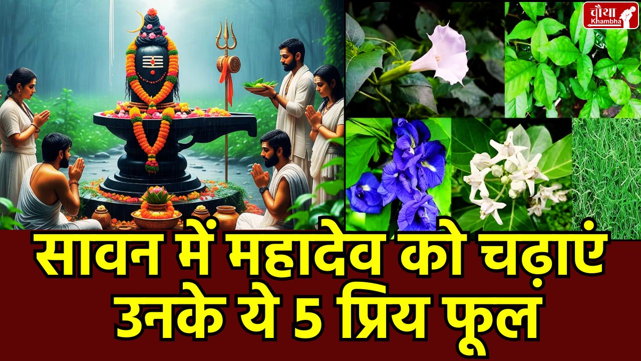 What to offer to Lord Shiva, Sawan 2025, flowers for Shiva worship, flowers dear to Shiva, Datura flower, Kaner flower, Aak flower, flowers prohibited on Shivling, Shiva worship in Sawan, how to worship Shiva,