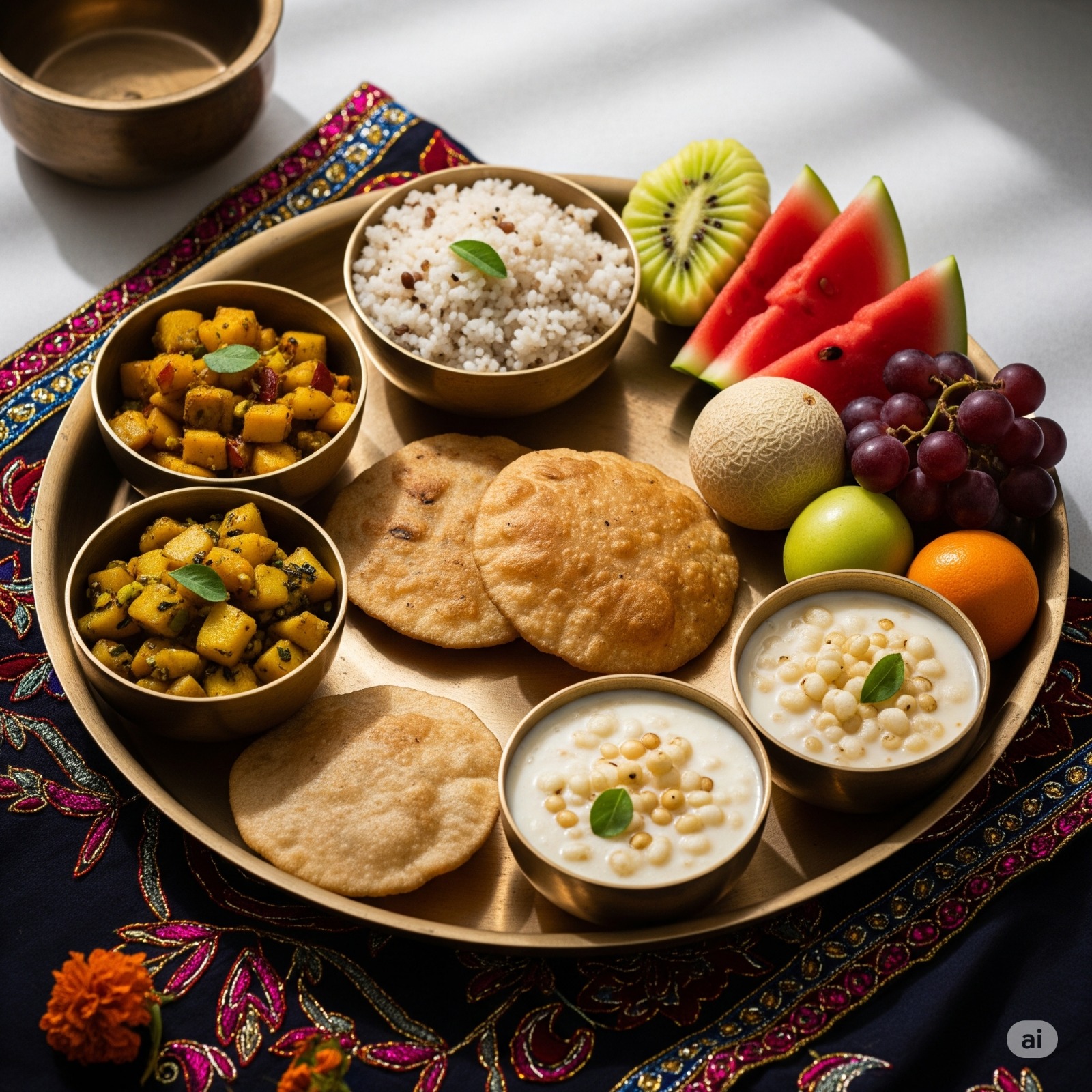 Sawan Somwar Vrat Thali