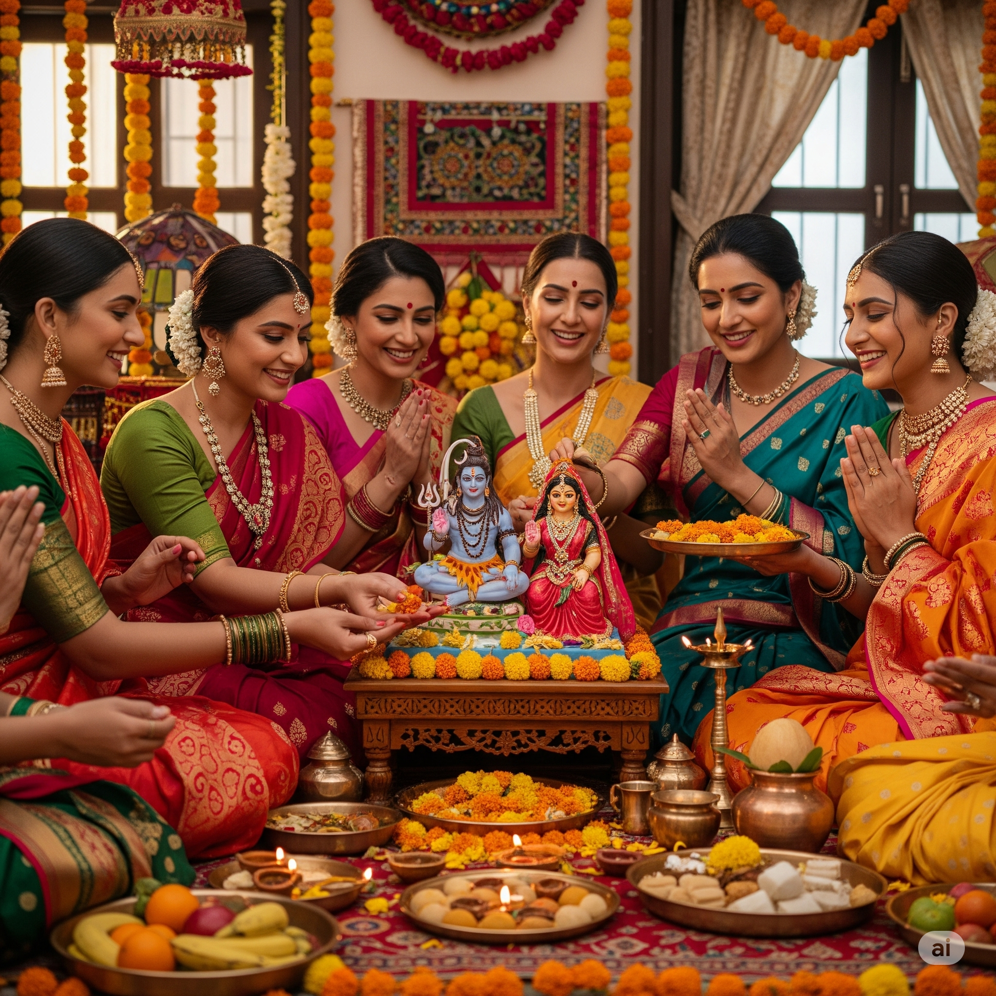 Hartalika Teej Mehndi, Hartalika Teej significance, Teej Puja vidhi, nirjala vrat, Karva Chauth 2025, four prahar puja, Hartalika Teej, Hartalika Teej katha, Hartalika Teej Puja, Hartalika Teej Puja Muhurta, Hartalika Teej katha, Hartalika Teej Vrat, Happy Hartalika Teej, hartalika vrat, Karva Chauth, religion news, Shiv Parvati, When is Hartalika Teej, Special Story