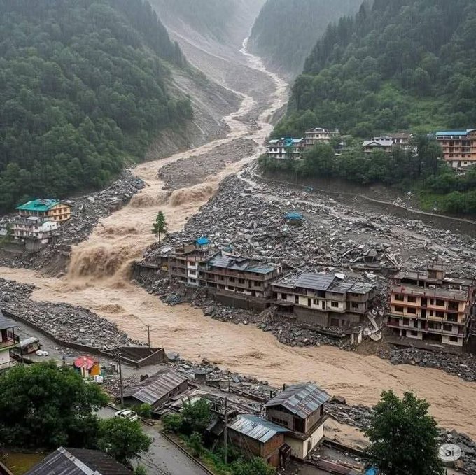 Cloudburst, Himachal Pradesh floods, Uttarakhand landslide, UP flood, Bihar flood, Shimla cloudburst, Uttarakhand rescue operation, Himachal Pradesh, Uttarakhand, Uttarkashi, Dharali, Dharali flood, Heavy rain alert, flood alert, Rampur, Darshal