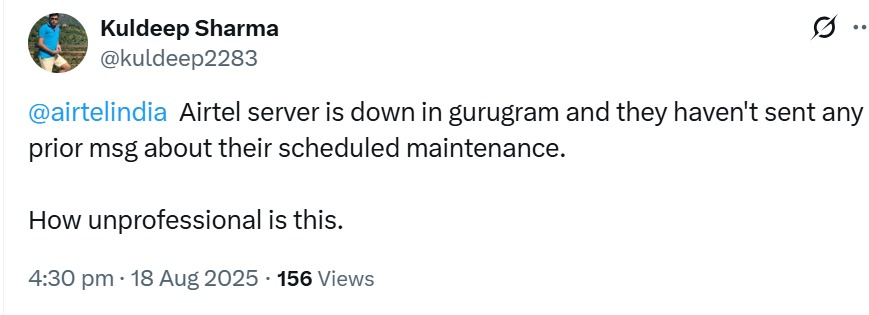 airtel, airtel network issue, airtel news, airtel down, airtel outage, airtel network issue today, airtel network, is airtel down, airtel network problem today, airtel issue, airtel network issue in delhi, airtel issue today, airtel network down,