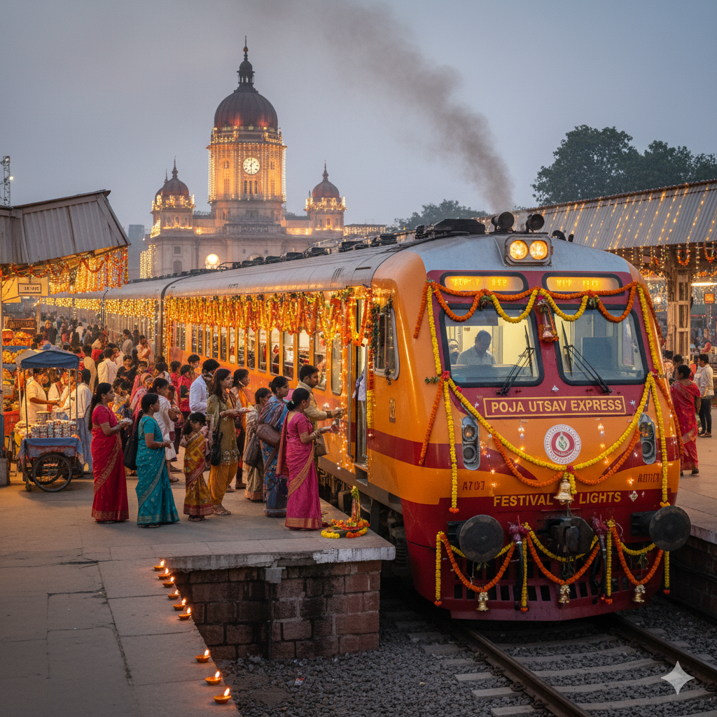 Puja Special Trains, Puja Special Trains 2025, Festival Special Trains, Indian Railway, Puja Special, Bhopal, Jabalpur, Rewa,Special Train, Train from Bhopal to Danapur, Dussehra Special Train, Diwali Special Train, How to Book Puja Special Train, Railway Puja Special, Railway News, Chhath Special Train, Danapur Special Train, Utility News, irctc