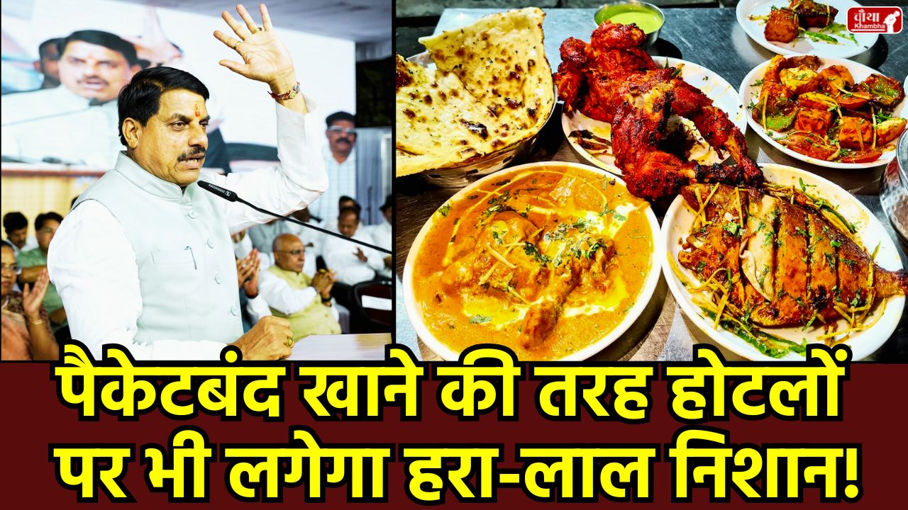 Veg Nonveg Rule, MP Hotel, FSSAI, MP Sarkar Green Red Mark Hotel, Veg Non Veg Hotel Sign, FSSAI New Rules, MP Sarkar Hotel Proposal, Vegetarian Non Vegetarian Hotel Identification, Food Safety Rules India, Hotel License Owner Name, Home Delivery Food Rules, Mohan Yadav Sarkar