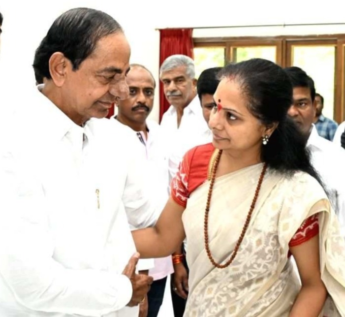 K Kavitha, K Kavitha news, BRS, KCR, KCR daughter, Father suspended daughter, K Kavitha suspended KCR daughter suspended, BRS party news, Telangana political news, Bharat Rashtra Samithi,