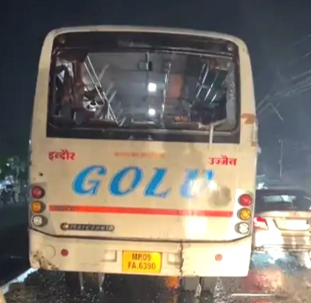 Indore Road Accident, MLA Golu Shukla, bus accident, Indore bike accident, Golu Shukla bus, mp news Mahendra Solanki family, Indore traffic news, Sanwer police Indore, Aurobindo Hospital Indore, MP MLA bus incident, Indore hit and run case, road safety Madhya Pradesh,