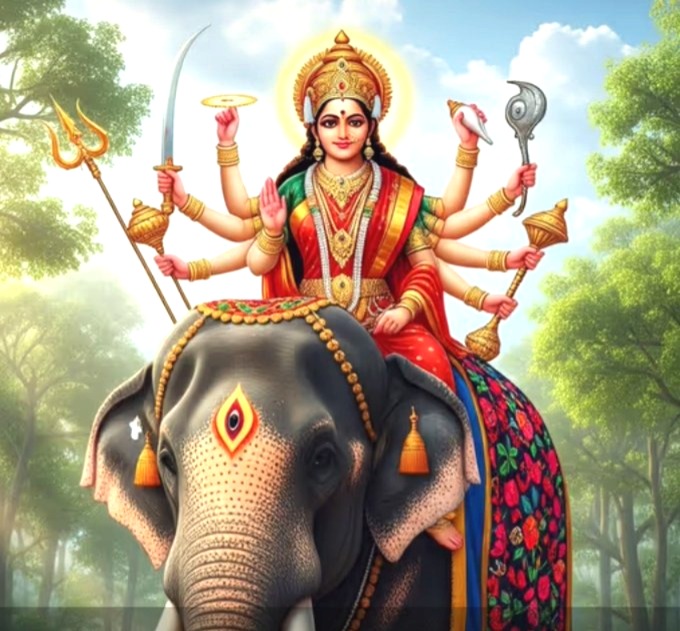 Maa Durga on elephant, Shardiya Navratri 2025, Navratri fast, Ghatasthapana Muhurta, Maa Durga, Navratri 2025, Durga puja, Shardiya Navratri, Religion News, Special Story