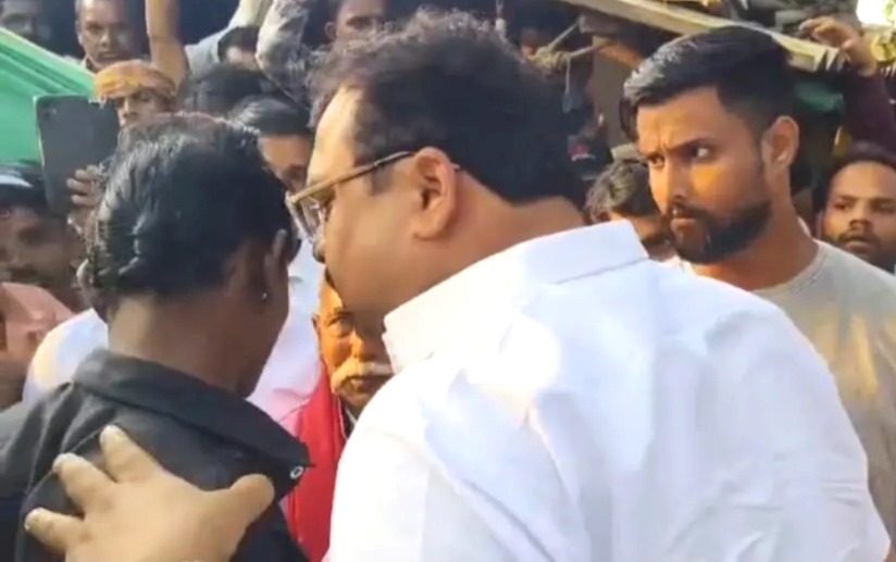 Damoh Foot washing incident, Damoh foot washing incident, Siddharth Kushwaha, OBC insult, Congress MLA, Damoh Sataria village, Jitu Patwari BJP, Madhya Pradesh, punishment for washing feet, rahul gandhi, mp news