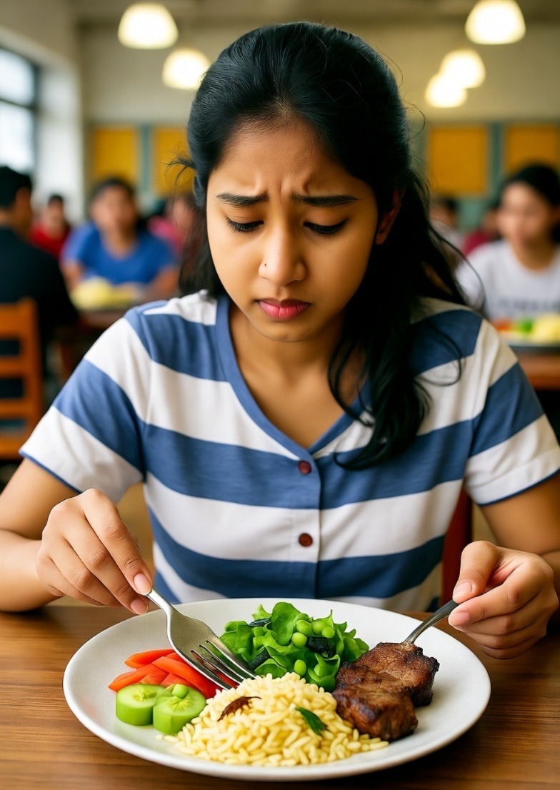 Hostel food contaminated, hair and insects in food, Shahdol girl student sick, negligence in food, Byawari hostel incident, itching after eating food, Madhya Pradesh, MP news, hostel dispute, Hostel food contamination, Girl Student's Food, Shahdol