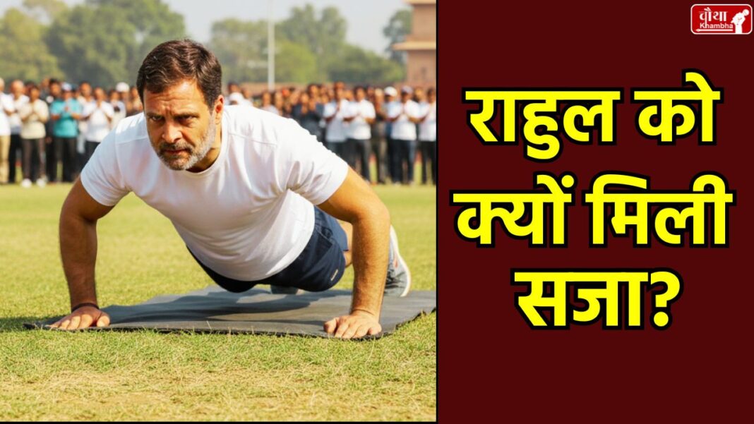 Rahul Gandhi, push up punishment, Congress training camp, Pachmarhi, Madhya Pradesh,Congress, Sachin Rao, Rahul Gandhi news, Congress district president training, Rahul Gandhi push up punishment, training camp, Rahul Gandhi push up,
