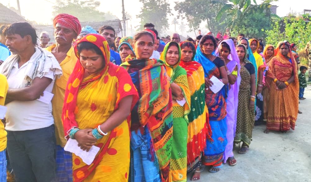 Bihar Election Phase 1 Voting