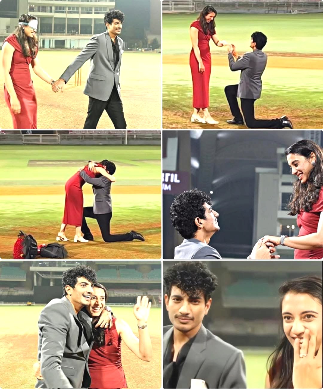 Smriti Mandhana, Palash Muchhal, Smriti Mandhana Palash Muchhal wedding, Smriti Mandhana proposal video, Palash Muchhal propose, DY Patil Stadium proposal, Smriti Mandhana Haldi ceremony, Women's Cricket World Cup 2025, Smriti Mandhana married life, Bollywood celebrity wedding, PM Modi congratulations letter