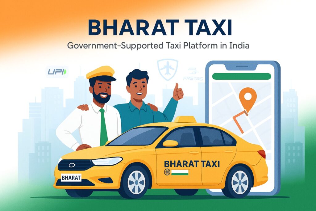 Bharat Taxi January 2026, Bharat Taxi launch, Bharat Taxi Facilities, Bharat Taxi Features, Rapid, Bharat Taxi start, Utility news, Bharat Taxi, Government taxi service, Bharat Taxi app, Ola,Uber, Affordable taxi service,Delhi, Ministry of Cooperation taxi, Bharat Taxi booking, Driver earnings, Delhi taxi service, भारत टैक्सी