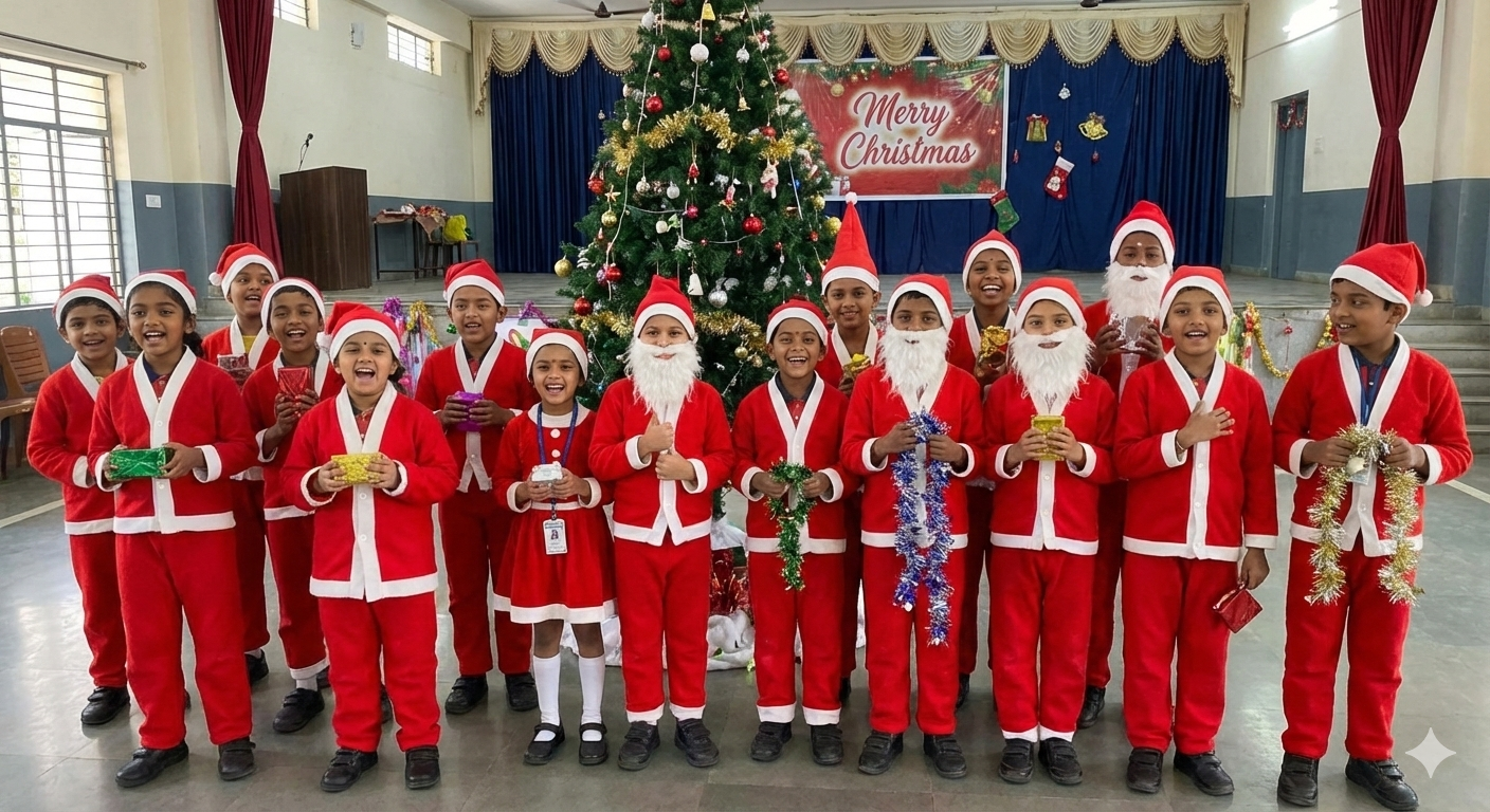 Santa Claus controversy, Santa Claus, mp Christmas, children as Santa Claus, Bhopal Santa Claus controversy, Christmas school activities, Hindu organization warning, Christian community's response, dressing children as Santa Claus, VHP statement, Madhya Pradesh, mp news, bhopal