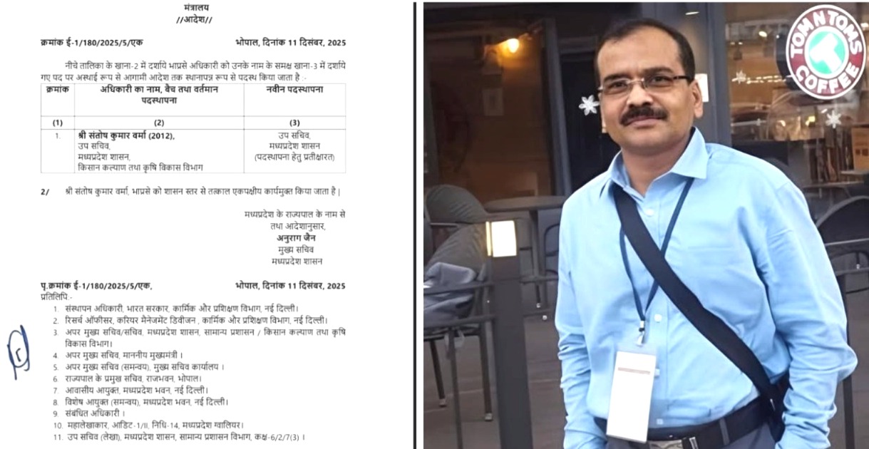IAS Santosh Verma, Santosh Verma controversy, Brahmin daughters, Madhya Pradesh, mp government action, MP IAS officer dismissal, Sapaks Party demands FIR, Congress Santosh Verma, Mohan Yadav action, allegations against High Court, reservation controversy Santosh Verma