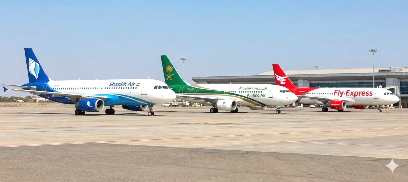 New airlines in India, Shankh Air, Al Hind Air, Fly Express, end of IndiGo's monopoly, Indian aviation market, UDAN scheme, regional air connectivity, Uttar Pradesh Airlines, air travel options