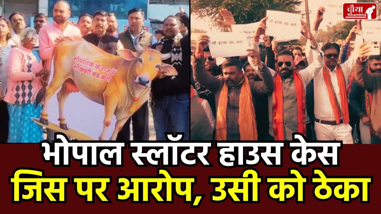 Bhopal Slaughter House Case, Beef Seized in Bhopal, Aslam Qureshi Bhopal, Bhopal Municipal Corporation News, Cow Slaughter Controversy MP, MP News Hindi,