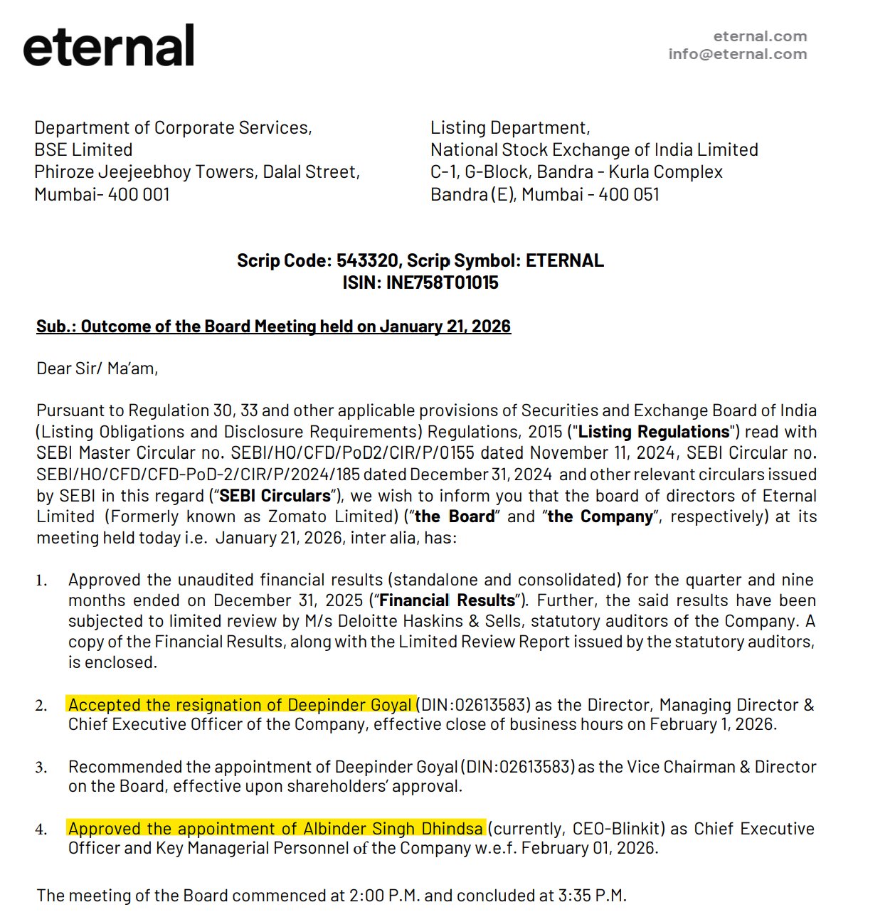 Deepinder Goyal Resignation, Zomato Group CEO Albinder Dhindsa, Eternal Group New CEO, Blinkit CEO Albinder Dhindsa, Deepinder Goyal Pixxel Investment, Zomato ESOPs Return, Zomato Leadership Change Hindi,