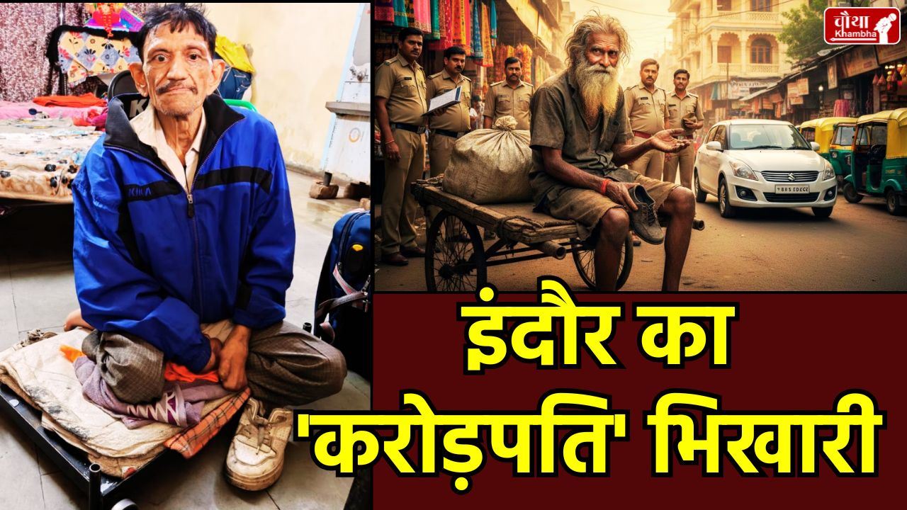 Indore Beggar, Indore, Indore Rich Beggar, इंदौर अमीर भिखारी, Mangilal Beggar, मांगीलाल भिखारी, इंदौर, mp news, Bhikshavriti Mukt Indore, Crorepati Bhikhari, Sarafa Bazar, सराफा बाजार