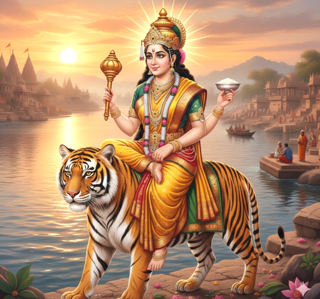 Sankranti devi, Makar Sankranti, Makar Sankranti 2026, Sankranti Vahan, tiger, Mandakini Sankranti, Surya, Makar Muhurat, Sarvartha Siddhi Yoga, Religion News, When is Makar Sankranti, Makar Sankranti Date, Makar Sankranti Auspicious time, Kharmas, Uttarayan, Khichdi